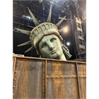 thumbnail Head of the Statue of Liberty – height 8 m – width 8 m – Polystyrene sculpture (15 kg/m³) coated with Acrystal Prima and 200-4D fiber – Freedom Tour – Soprano – Photo Artefact